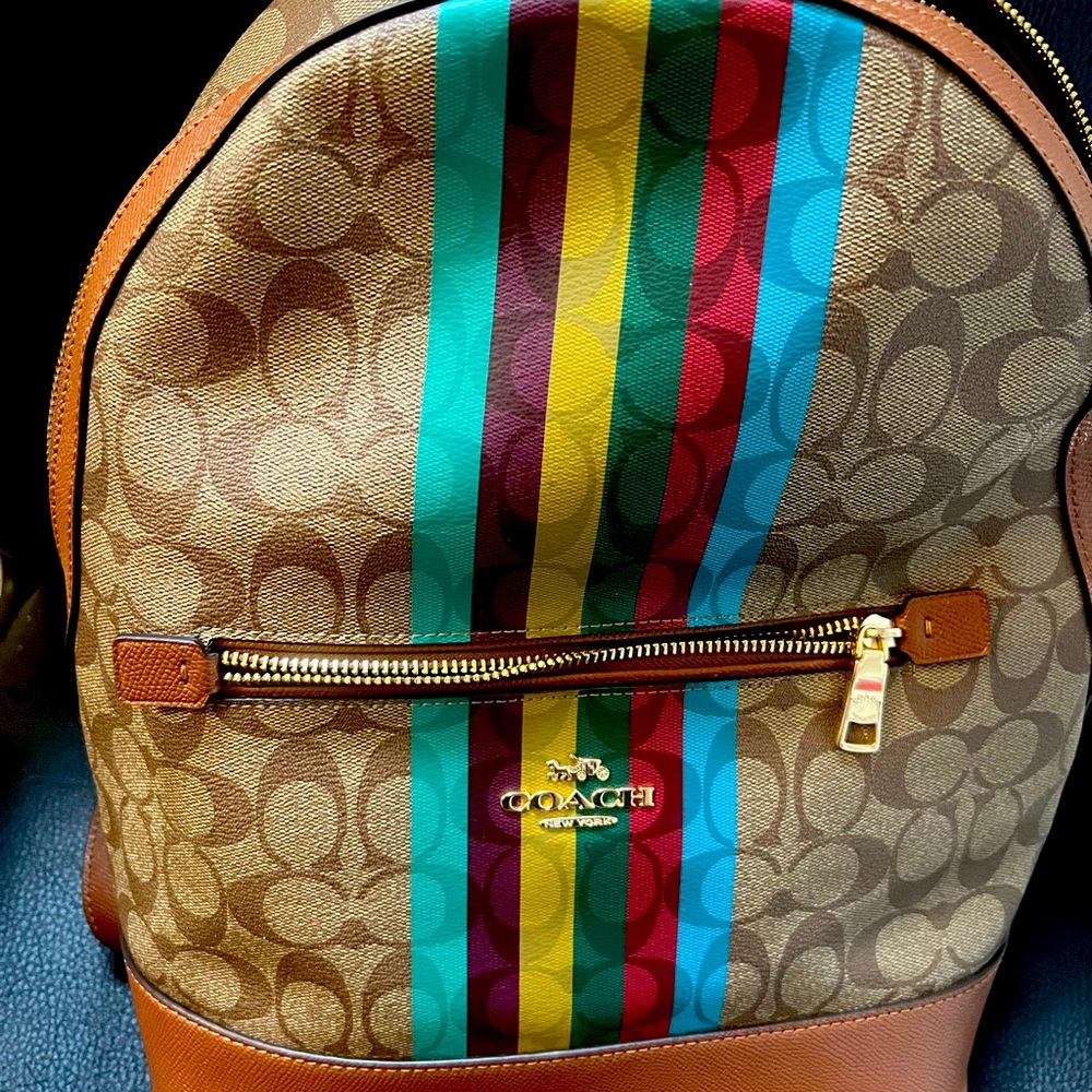 Coach backpack stripped very good condition